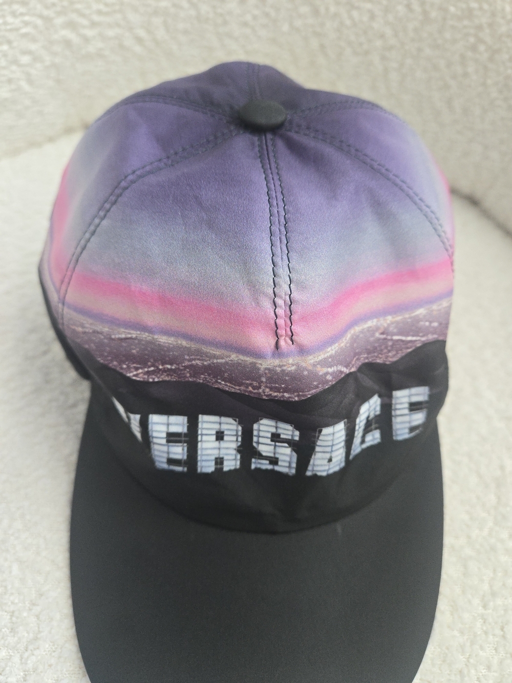 VERSACE EUC Multicolor Nylon Baseball Cap – Size 58 - Picture 12 of 14